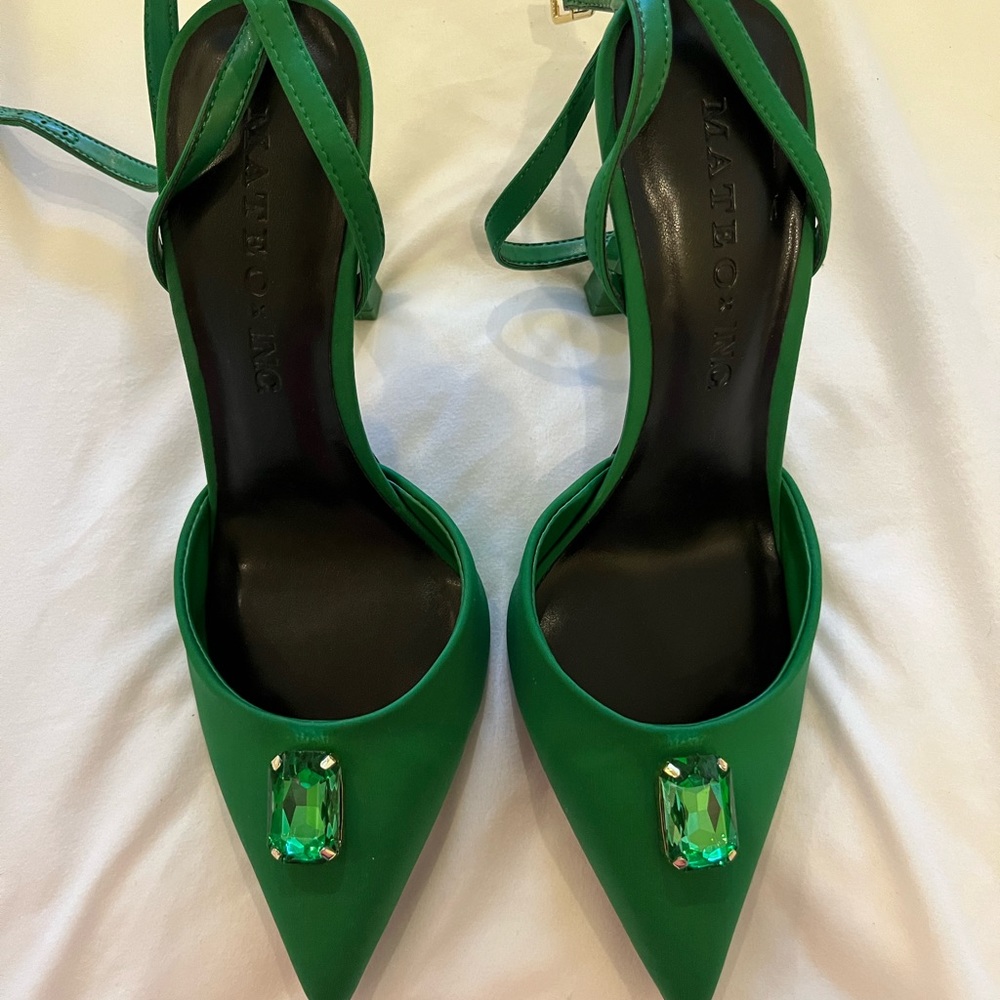 Green Heels, Mateo Inc, 7 1/2